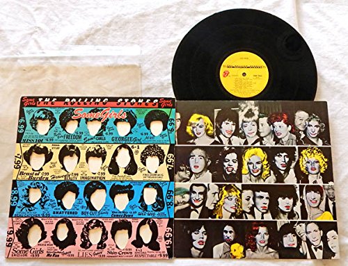 ROLLING STONES LP Some Girls - Rolling Stones Records 1978 - NM Vinyl - RARE FIRST PRESSING W/ Lucy, Farrah, Marilyn, Raquel - STERLING TED JENSEN image 2