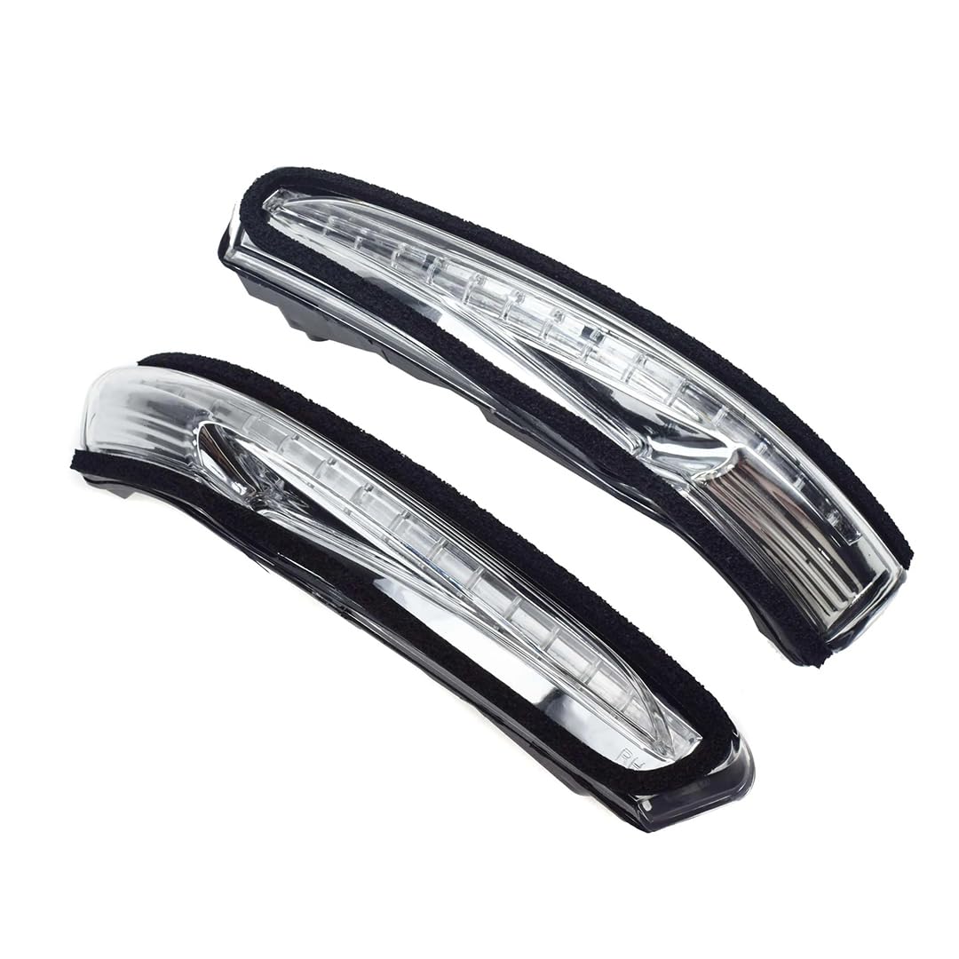 Rufutle Side Marker Lights for Kia K3 Forte Cerato 2013-2017, Left Right Rearview Side Mirror Light Turn Signal Indicator 87614-A7000/87624-A7000