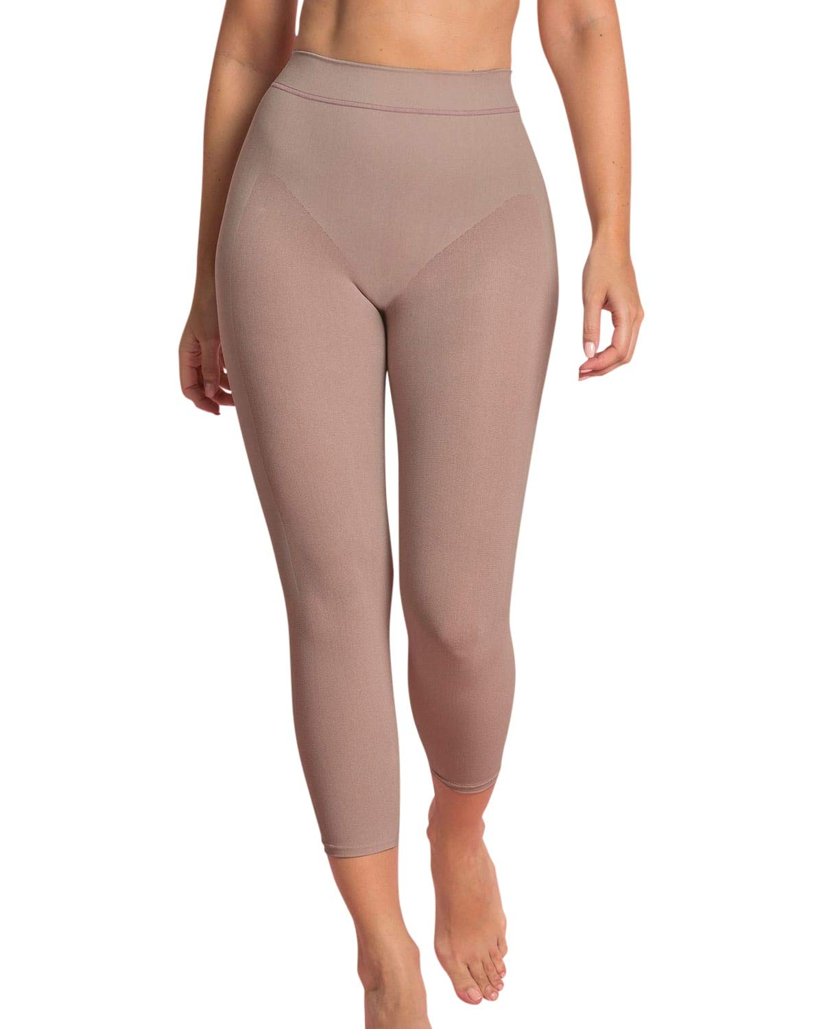 Leonisa Max Power Extra-High-Waisted Firm Compression Shapewear Leggings Activewear Pants for Women