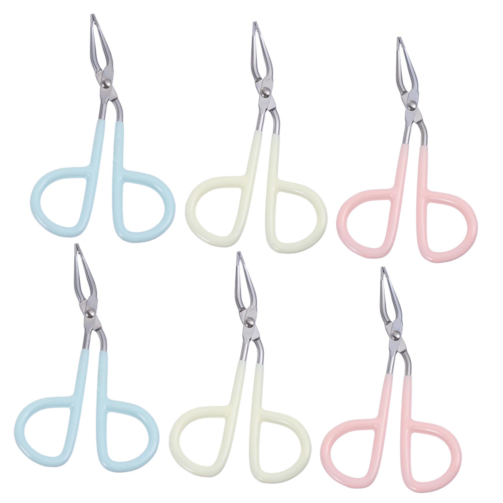Healeved 18 Pollici Pinzetta servirsi lookover tweezers strumenti per sopracciglia strappa sopracciglia abito Forbici pinzette a clip pinzette piatte a punta dritta Acciaio inossidabile