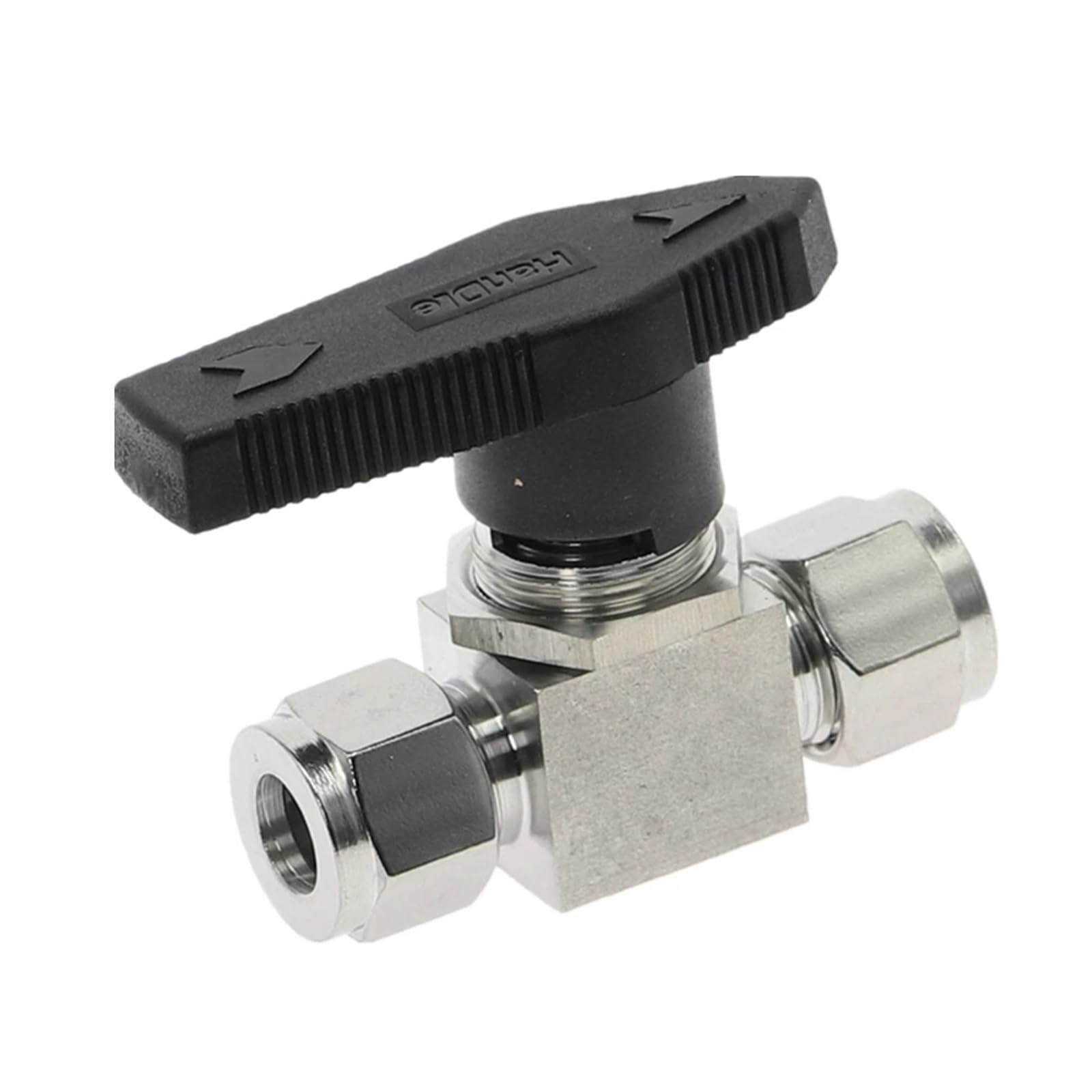 Robinet à bille hydraulique anti-fuite en inox pour tube de diamètre 8mm