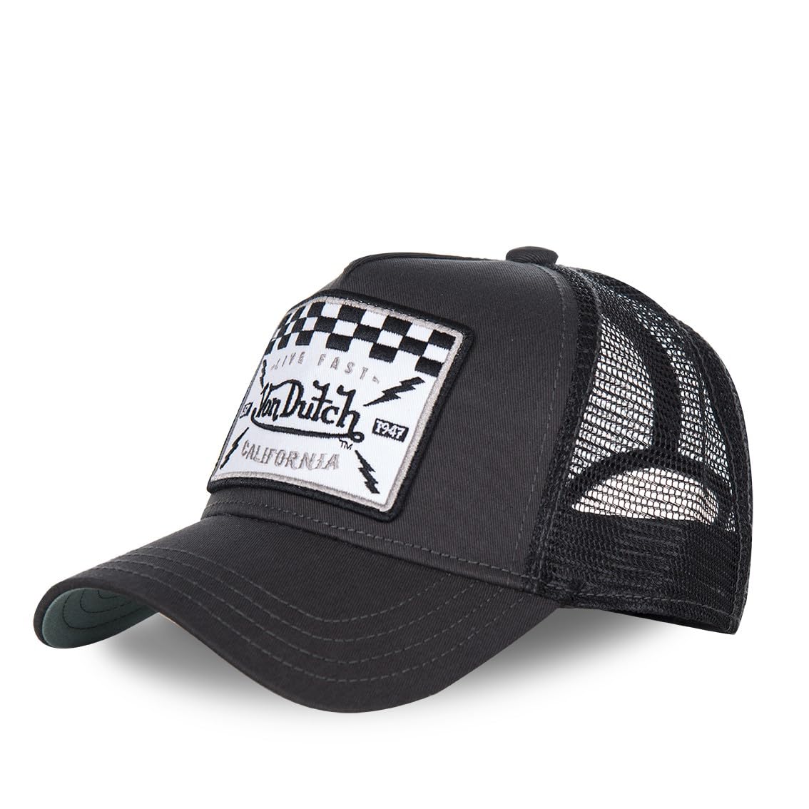 Von Dutch Square3b Men's Cap - Black - One size