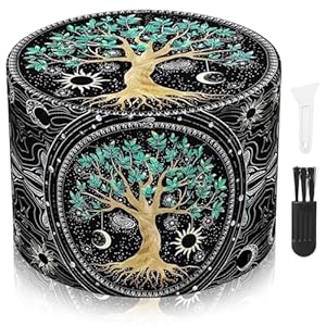 Grinder 63 mm Baum-Design – 4-teilige Gewürzmühle mit Pollenfach & Zubehör 10 61y8CQPEX5L. SL500 . SS300