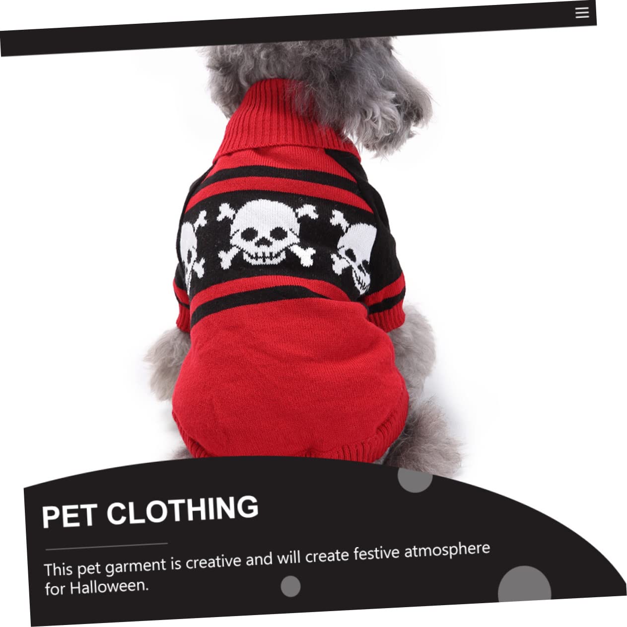 Toddmomy 3piezas Disfraz De Halloween para Perros Ropa De Mascota Diseño De Traje De Fiesta para Perros Medianos y para Celebraciones De Halloween