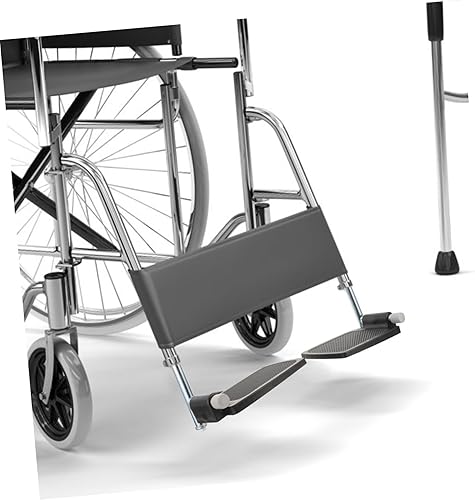 Miniatura 5 de Placa de pie para silla de ruedas, poste de repuesto resistente, soporte de pierna grande, plantillas plegables seguras y cómodas al azar