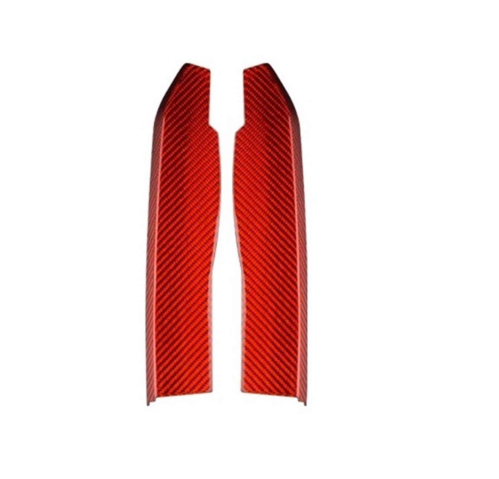 Car Interior Moulding Trim for Subaru for BRZ 2013-2020 Real Hard Carbon Fiber Interior Trim Car Central Control Decoration Cover Sticker Interior Accessories(Red Center Control)