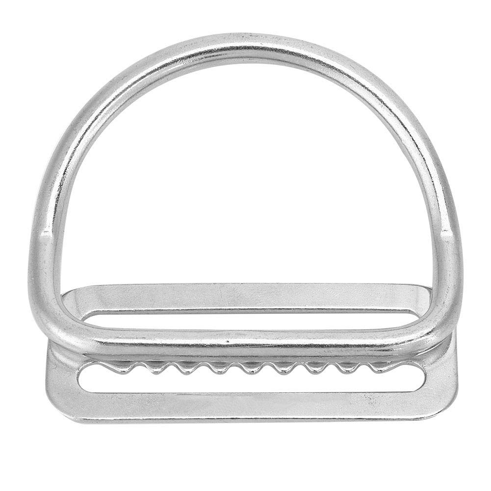 cardyven Buckle Diving Weight Belt, Stable Stainless Steel Slide Buckle Strap Keeper Diving Accessory for Outdoor Diving Accessories Scuba Diving Surfing Climbing
