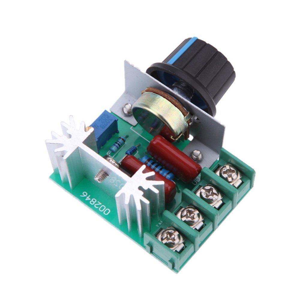 KITS GURU 220V 2000W Speed Controller SCR Voltage Regulator Motor Speed Controller Dimmer KG213