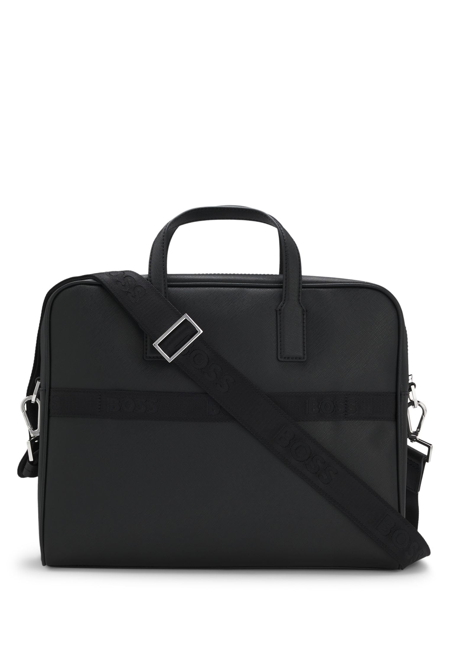 BOSS Hommes Zair S doc case Porte-documents avec logo imprimé en transfert