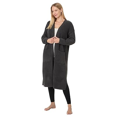Barefoot Dreams CozyChic(r) Luxe High Slit Cardigan Women