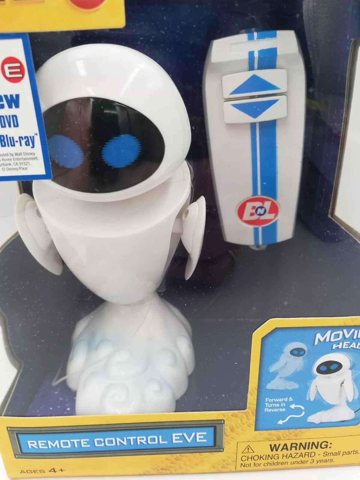 PROTECTAFILE Wall-E Remote Control RC Eve robot by Thinkway - worn box packaging