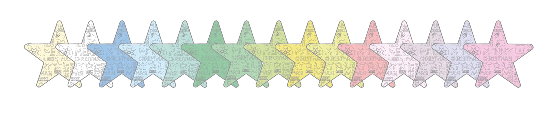 Decorazione natalizia, Merry Christmas, bianco 6W