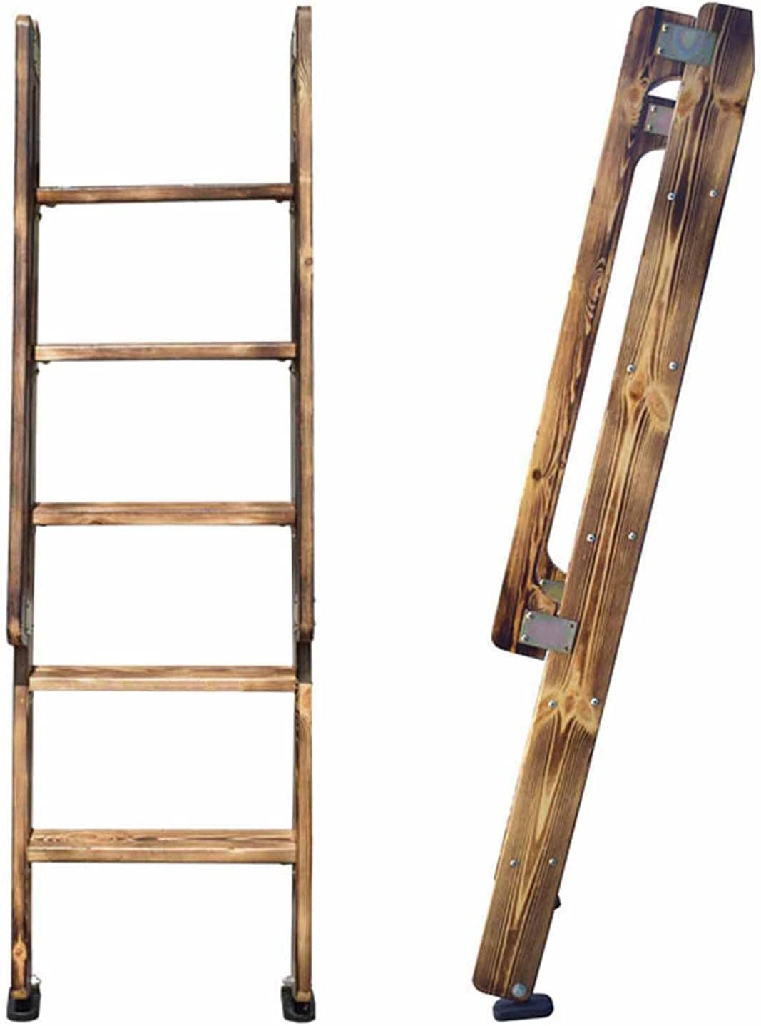 Escalera de madera de 5 escalones para literas de 59 pulgadas