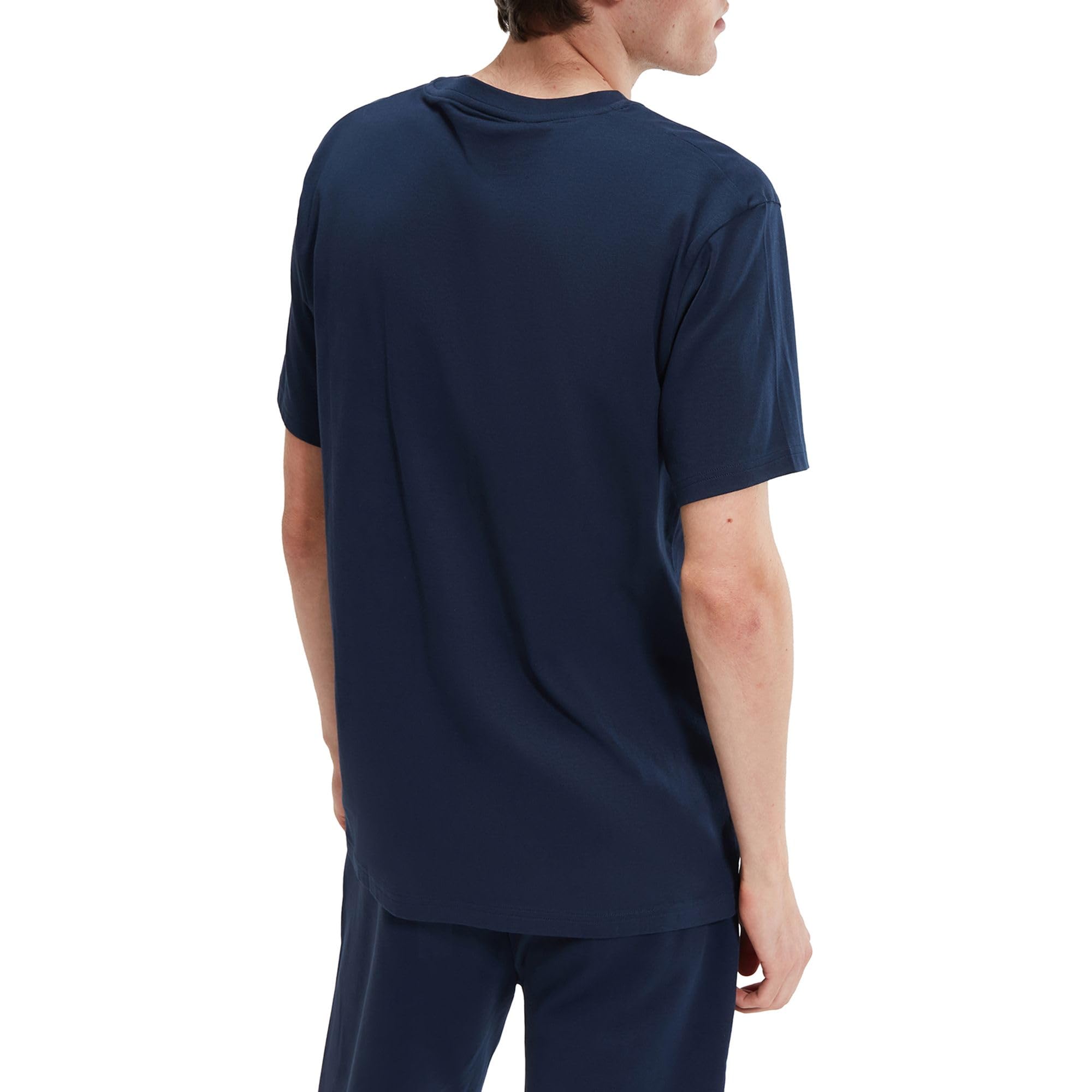 Ellesse Herren Voodoo T-Shirt, Kurzarm, Einfarbig, | Rundhals, Regular Geschnitten, Marken