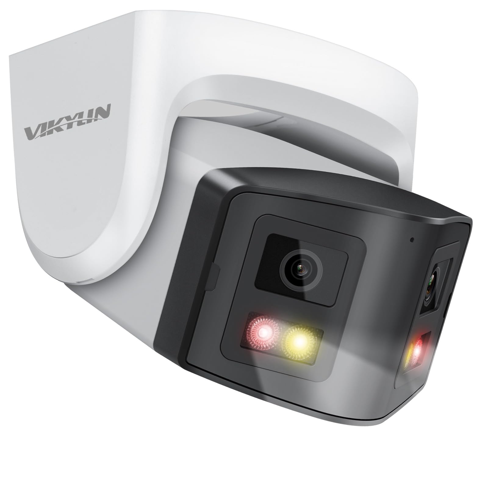 VIKYLIN 180° Dual-Lens 4K 8MP PoE IP Security Panoramic Turret Camera