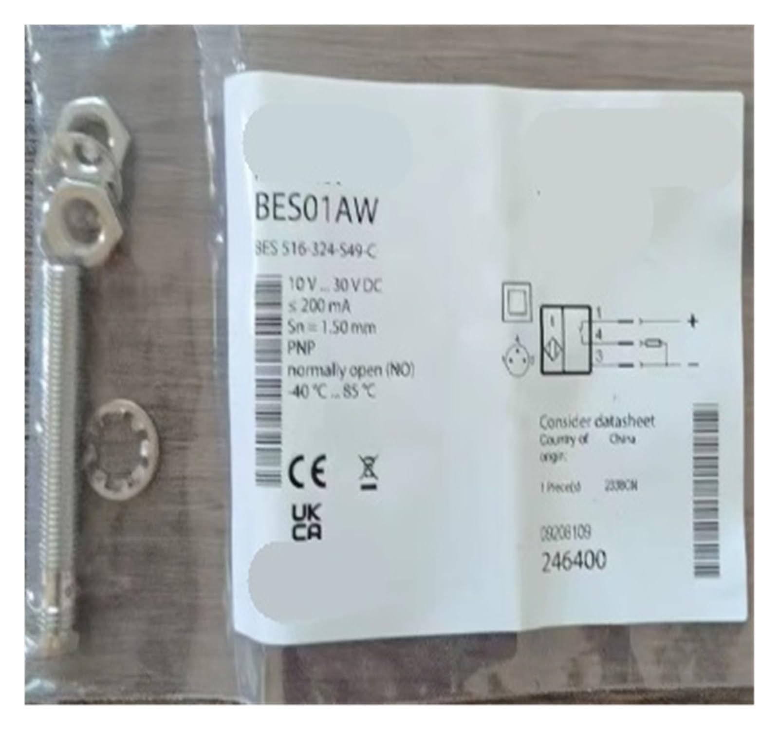 CXFCIHFT 1PCS BES516-324-S49-C Proximity Switch Sensor PNP NO