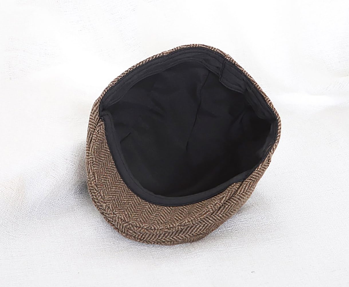 YAMEE Gorro Boina Niños Lana Mezclada Suave Transpirable Infantil Newsboy Otoño Invierno 1-10 Años