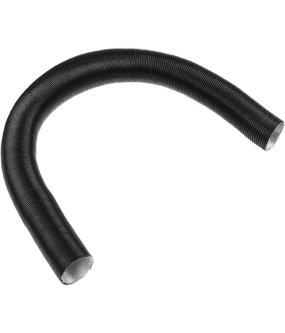 Aygwbyx 1 X 300Cm 75Mm Dia Flexible Aluminium Duct Hose Warm Duct Pipe Diesel Auxiliary Heater Black