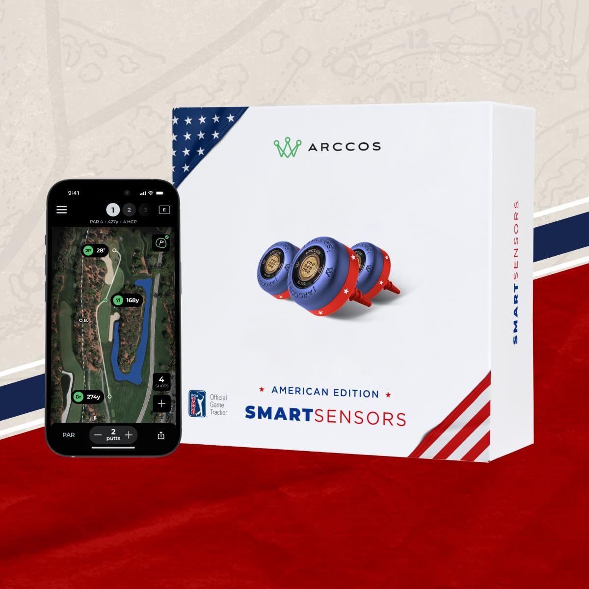 Arccos Limited Edition Smart Sensors (American)