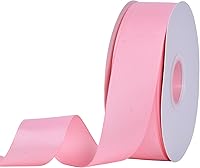 Vista 139 de Rollo de cinta de grogrén sólido YAMA de 5/8 pulgadas - 25 yardas para cintas de envolver regalos, blanco