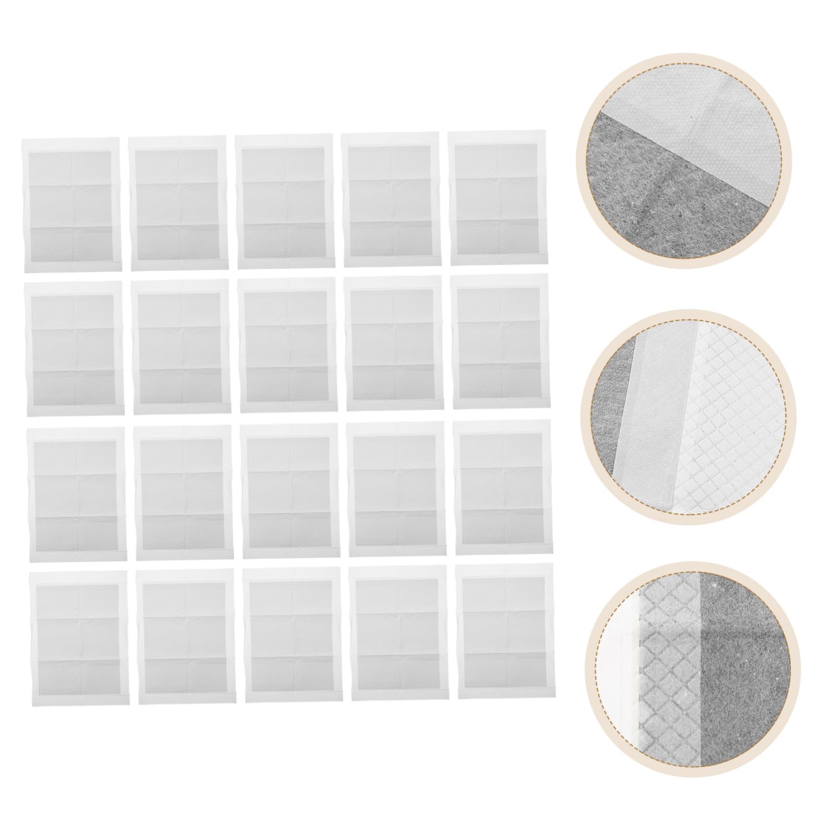 100stücke Verdickte Hunde-toilettentrainingsunterlagen für Welpen Einweg-Pads für Drinnen Unbedenkliches Material für Welpenunterlagen