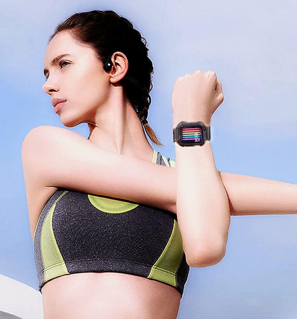 Crystal Clear Band Compatible with Apple Watch Bands for Women Men
