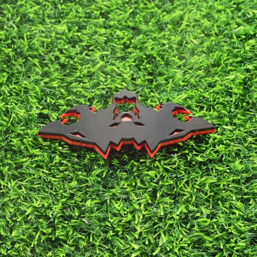 Image of 1x Wolf Emblems 3D Tailgate Side Badges Logo Fit for Tsla Cybertruck Car Truck Motorcycles (Redline)