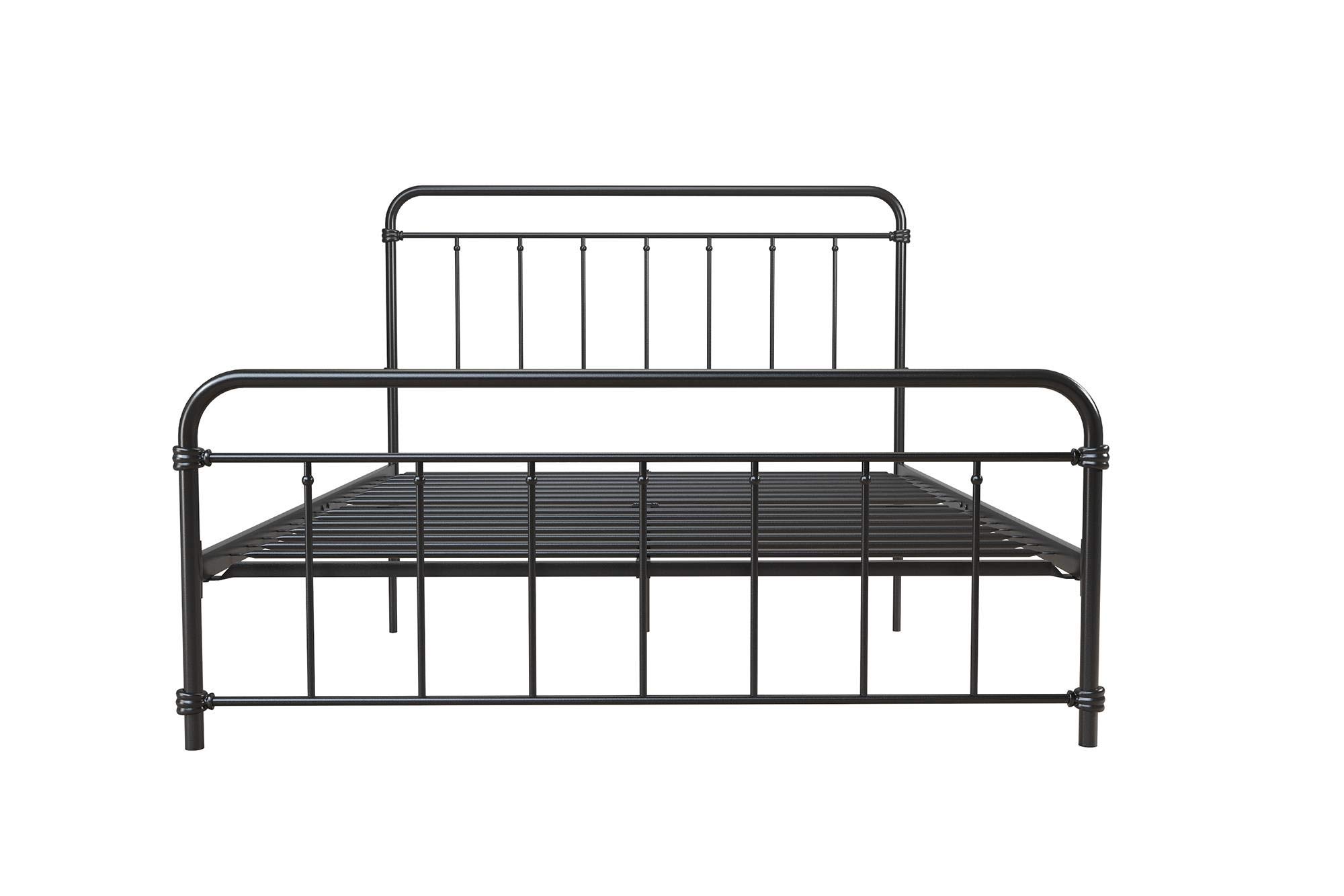 DHP Wallace Metal Bed, Black Double