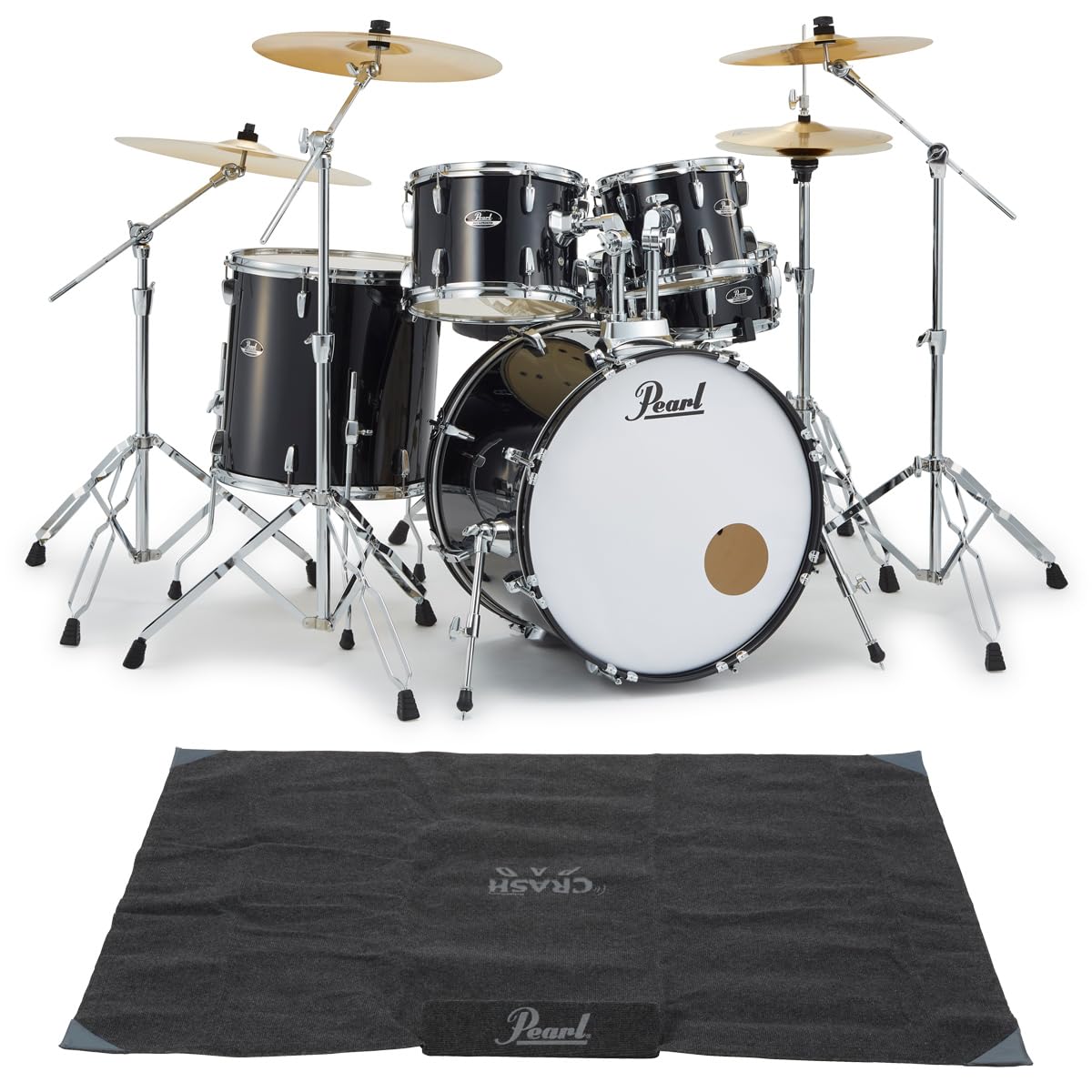 Pearl / RS525SCWN/C-31ブラック  ドラムセット Amazon | Pearl / RS525SCWN/C-2CSN(2クラッシュ) #31-ジェット