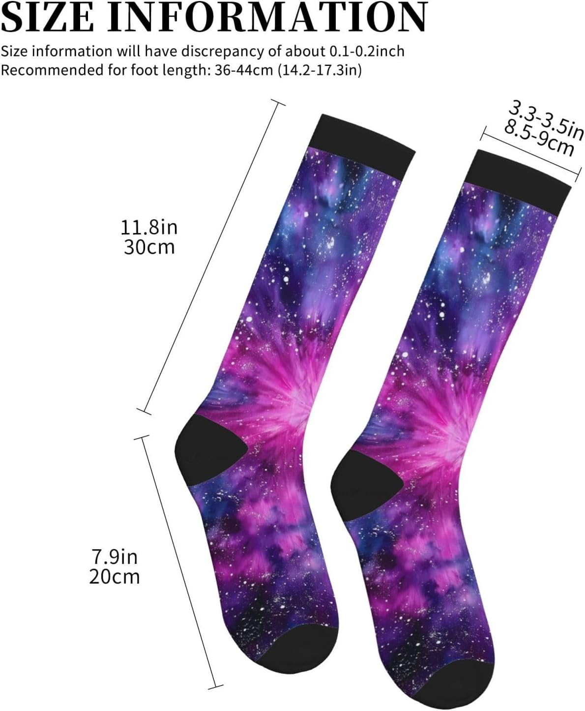 Compression Socks Knee High Circulation Support Socks For Women Men Athletic Running Work Hiking Cycling Travel - Image 5