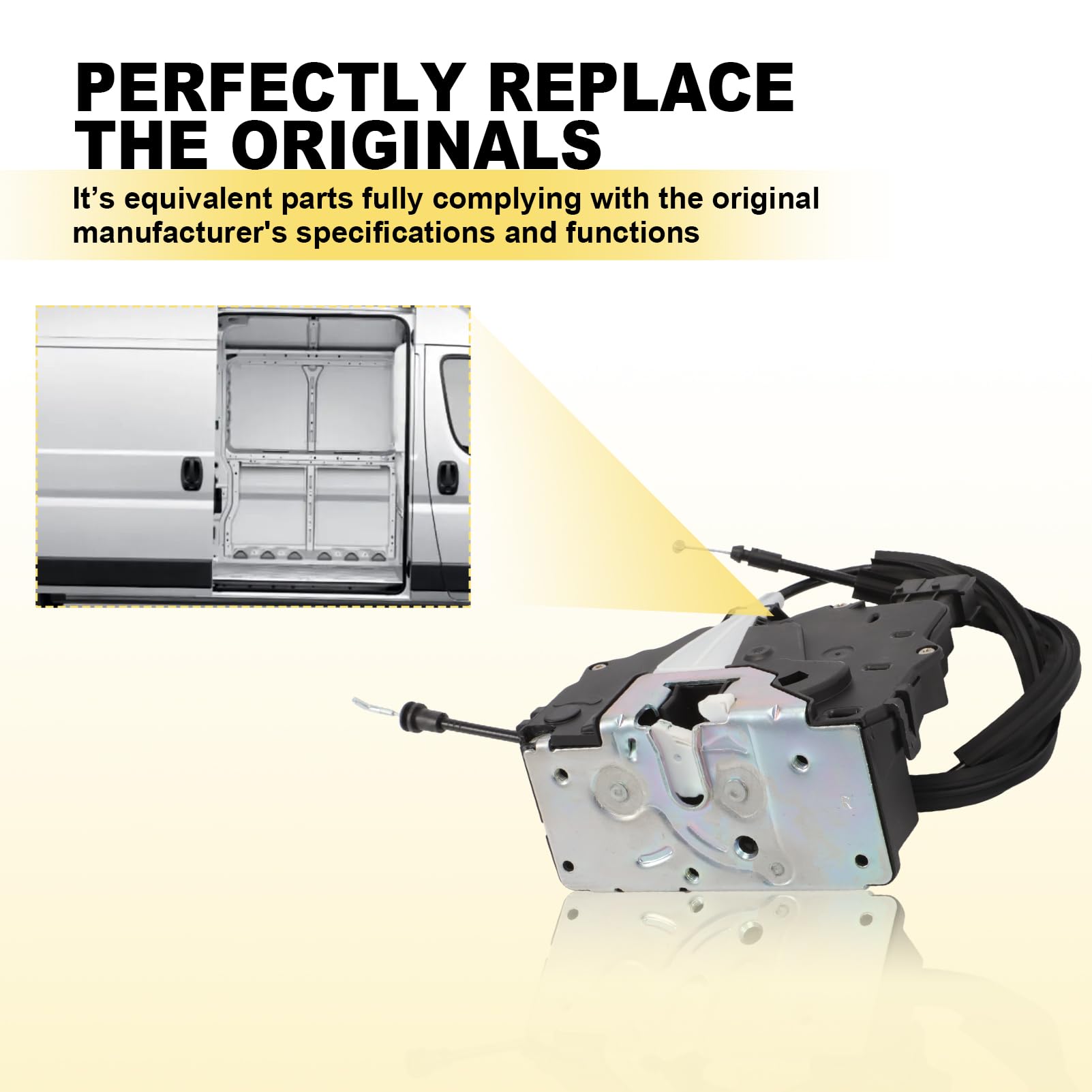 Serrure Électrique Porte Avant Droite Compatible Avec Jumper Boxer Ducato 2006-2024 Équivalent À 1393819080, 9136Z5, Verrou Portière