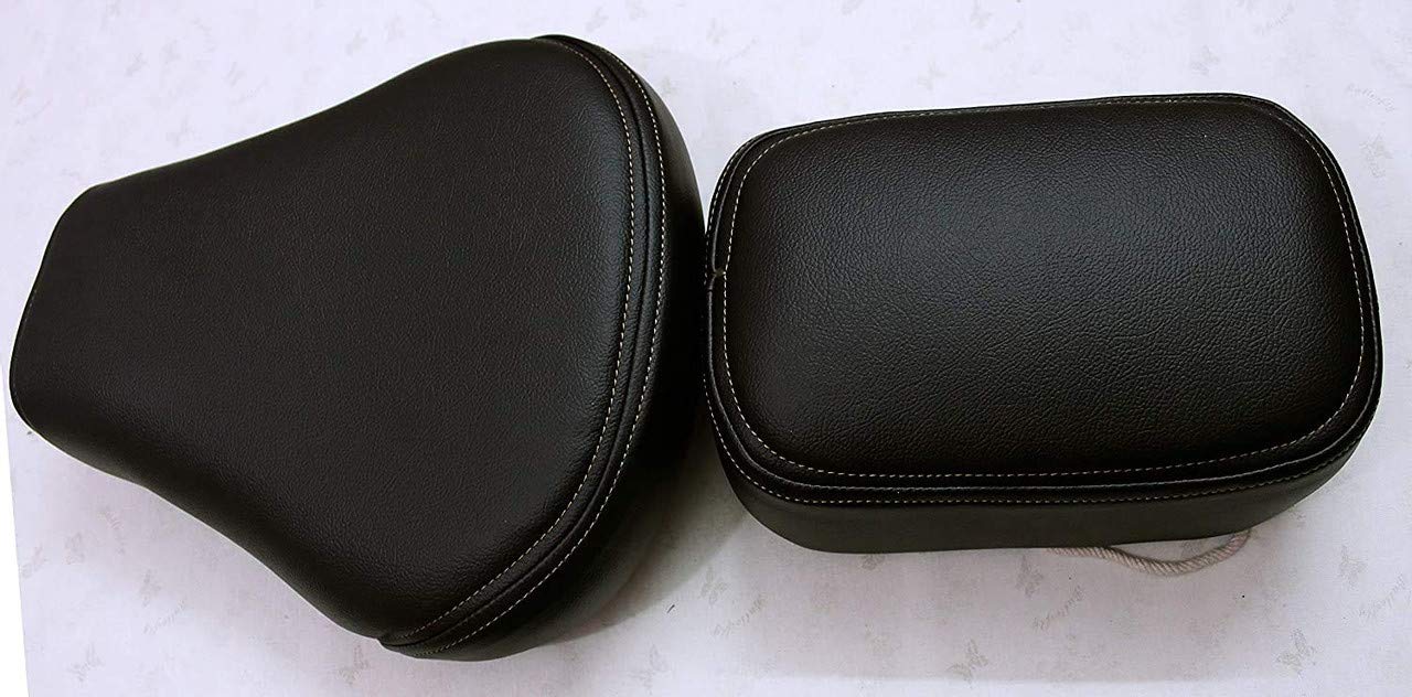 Grodd Black Bullet Artificial Lather Seat Cover for Royal Enfield Classic 500 BS6-image-26
