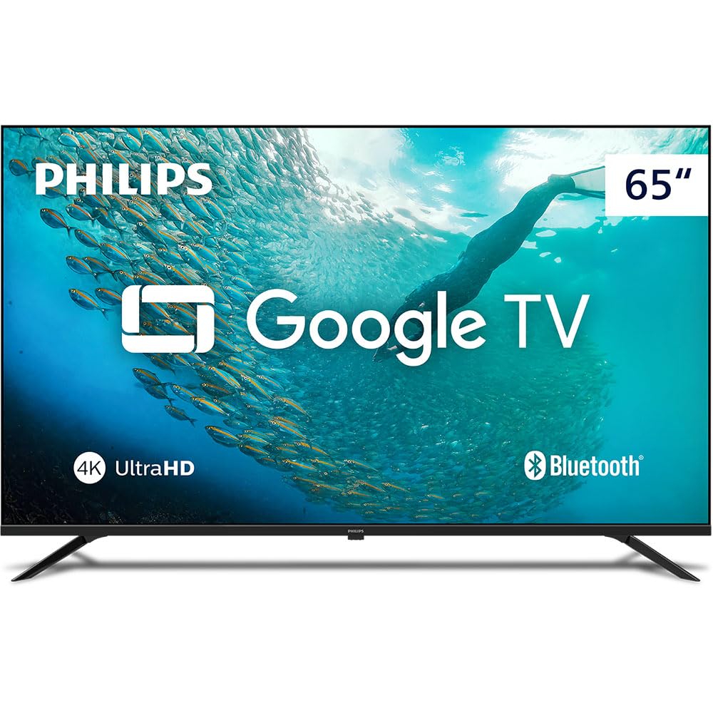 PHILIPS, Smart TV, 65'' 4K UHD, 65PUG7019/78, Google TV, Comando de Voz, HDR