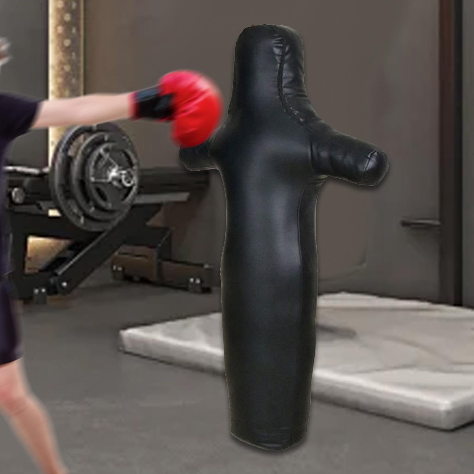 MMA Grappling Schnullertasche Wrestling Schnuller ungefüllt PU Leder Training Dummy für Erwachsene und Anfänger Kickboxen Praxis