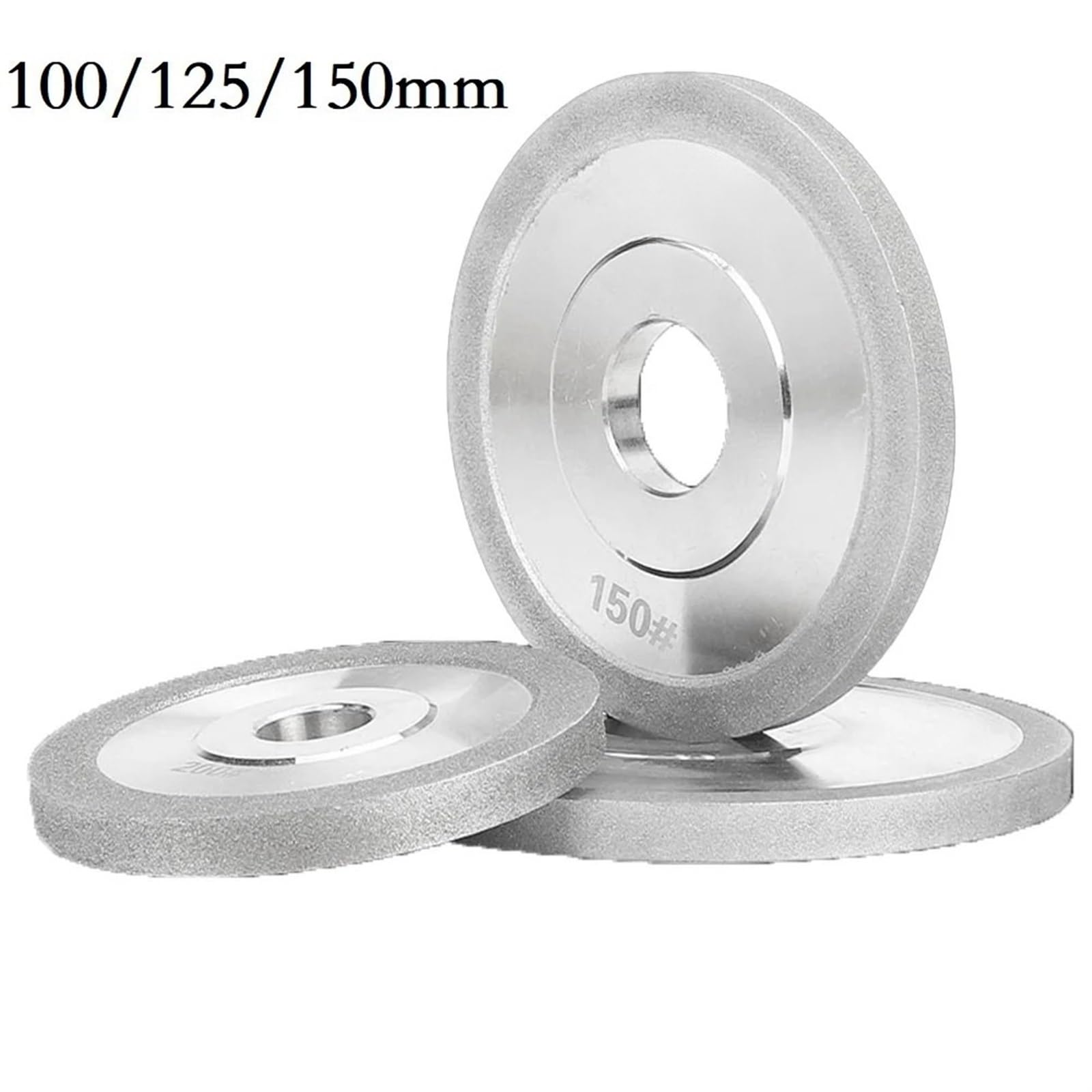 1pc 100/125/150mm galwaniczna ściernica diamentowa 150/200grit szlifierka tarcza do ostrzenia frez ścierny do płytki szklane