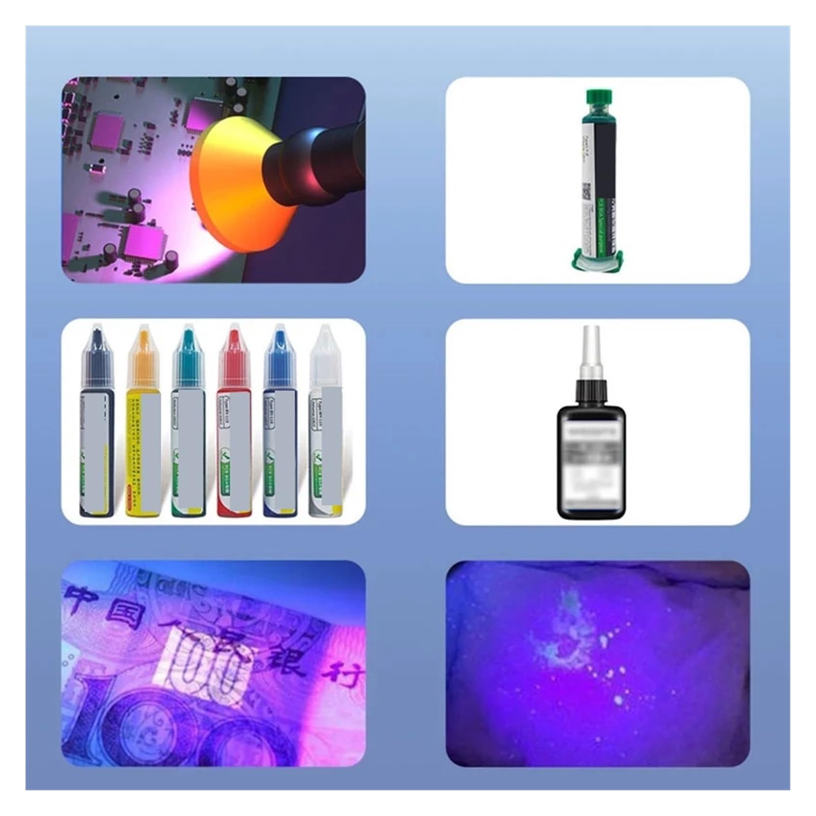 Lampada UV per Resina Lampada UV da 10 W polimerizzante intelligente Adesivo for colla adesiva ottica for riparazione LCD della scheda madre BGA del telefono