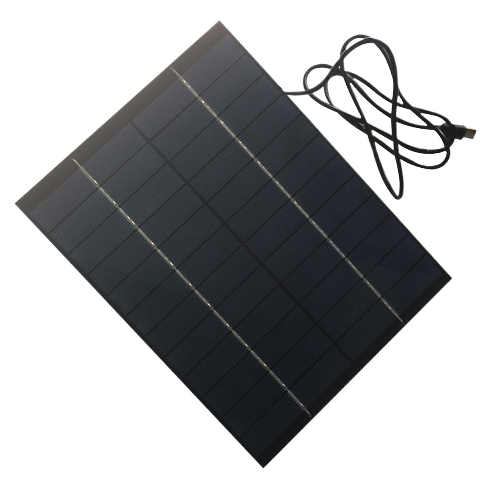 Cargador solar portátil de 24W para camping, picnic y viajes de aventura