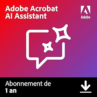 Adobe l'Assistant IA d'Acrobat | PC/Mac/Web | Téléchargement du logiciel | PDF Software | Activation requise