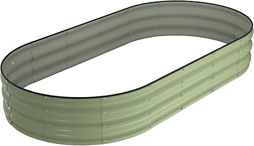 Winpull Kit de cama de jardín elevada, macetas grandes galvanizadas para exteriores, con bordes de seguridad y guantes, camas de jardín elevadas de disponible en Yaxa Venezuela