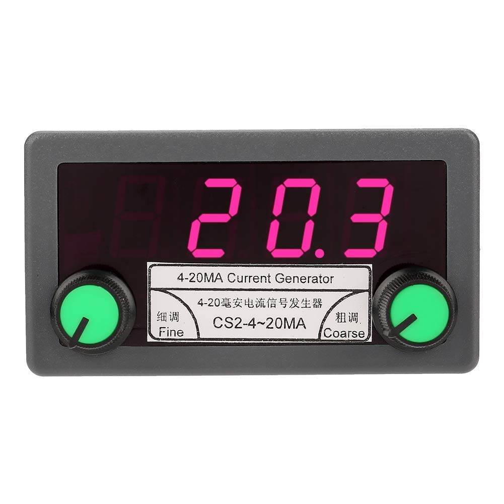 Generador de señal de corriente 4-20mA DC 7-30V Generador de señal analógica de corriente digital Afinación gruesa / fina Salida de corriente constante