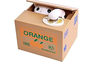 AIUHU Children's Automatic Stealing Money Cat Piggy Bank