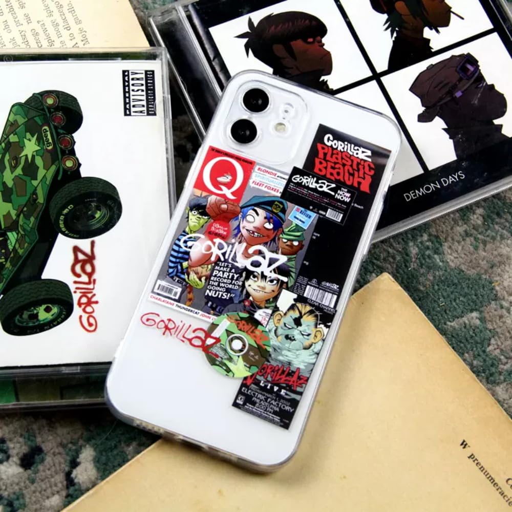 Amazon.co.jp: gorillaz スマホケース ロックバンド アートポスター