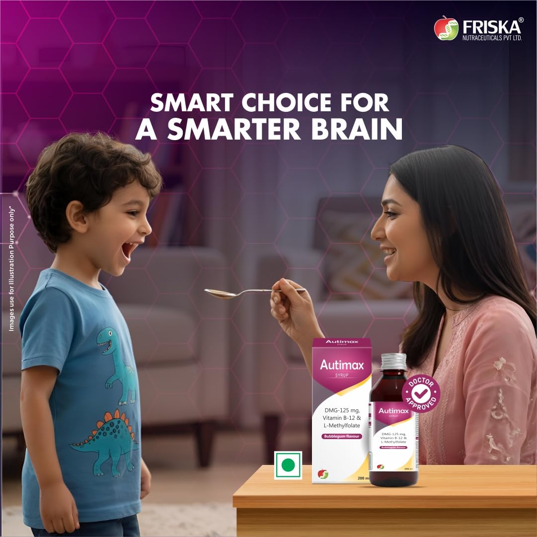 Friska Auti Max DMG-125mg Vitamin B-12 & L-Methylfolate Syrup — Amazon image 8