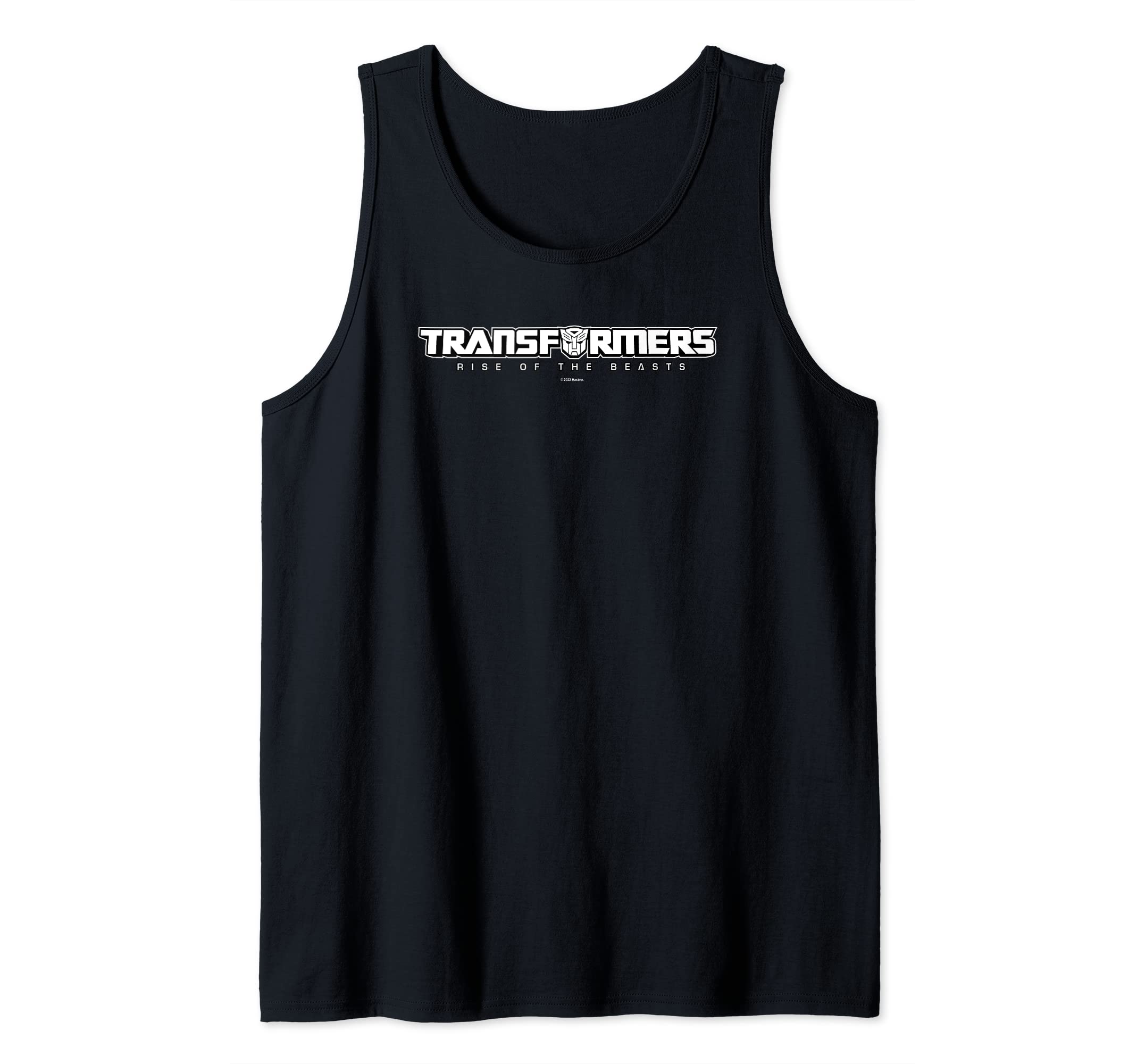 Transformers: Rise of the Beasts Black & White Movie Logo Tank Top