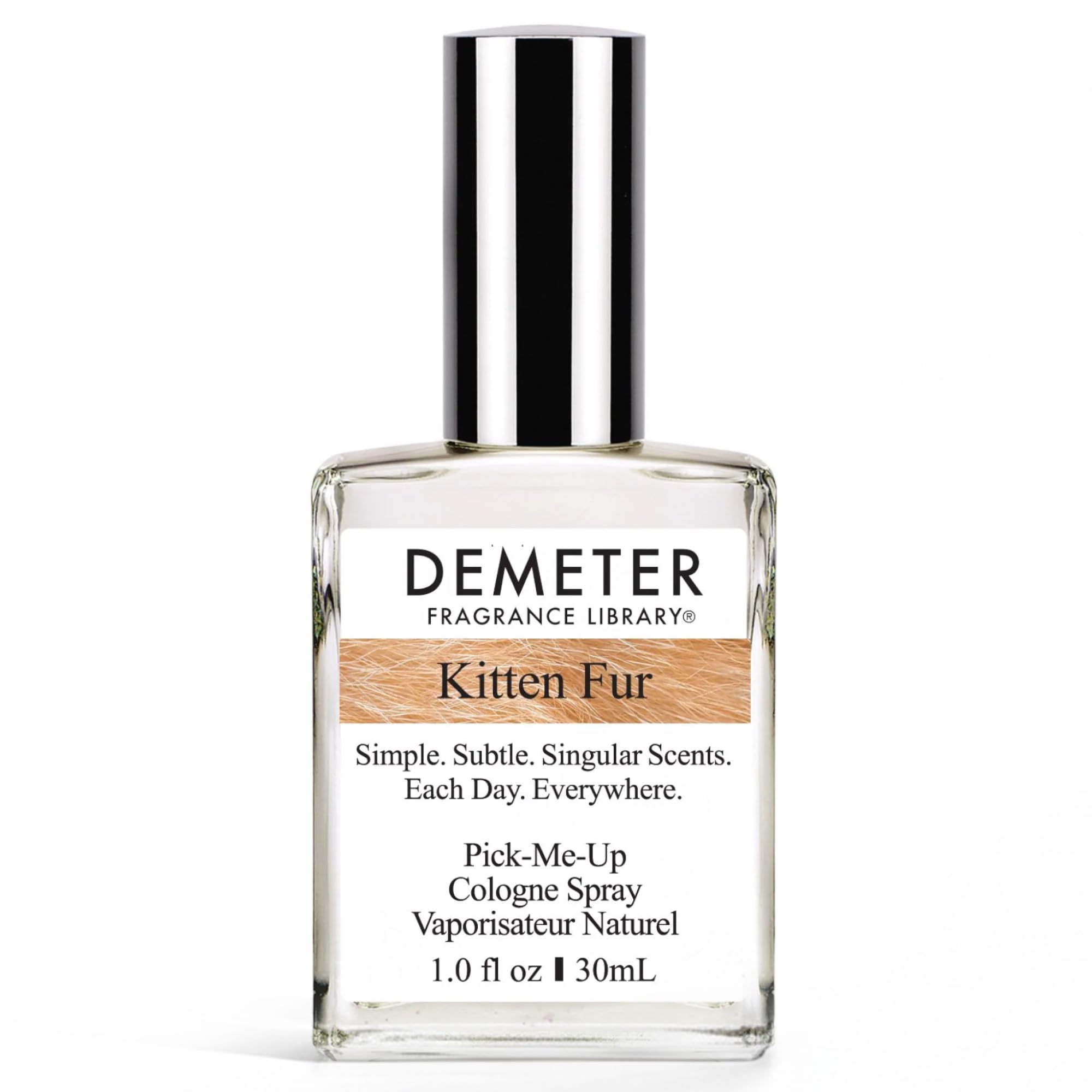 DEMETER Natural Perfume Spray Cologne for Women and Men, Kitten Fur, 1 oz