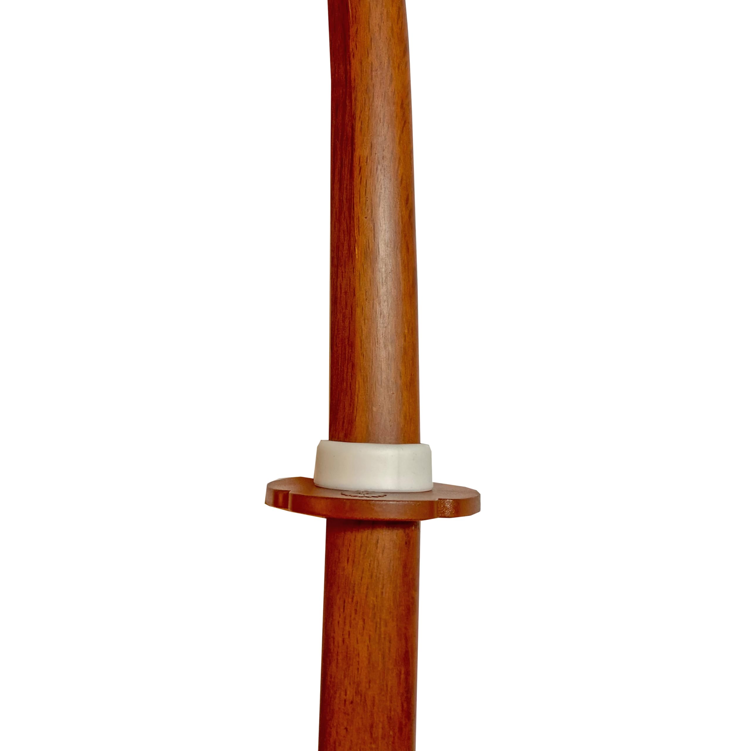 Shoto en Chêne Rouge - 54 cm avec Tsuba - Épée Courte Japonaise en Bois pour Aikido, Iaido, Kempo, Kobudo, Arts Martiaux - Entraînement