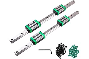 Linear Guide Rail kit 2Pcs HGR20-500mm | Precision Low Noise Linear Rail Guide CNC Parts