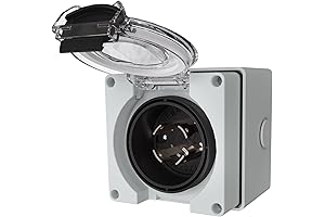 STARELO 30 Amp Generator Power Inlet Box L14-30P