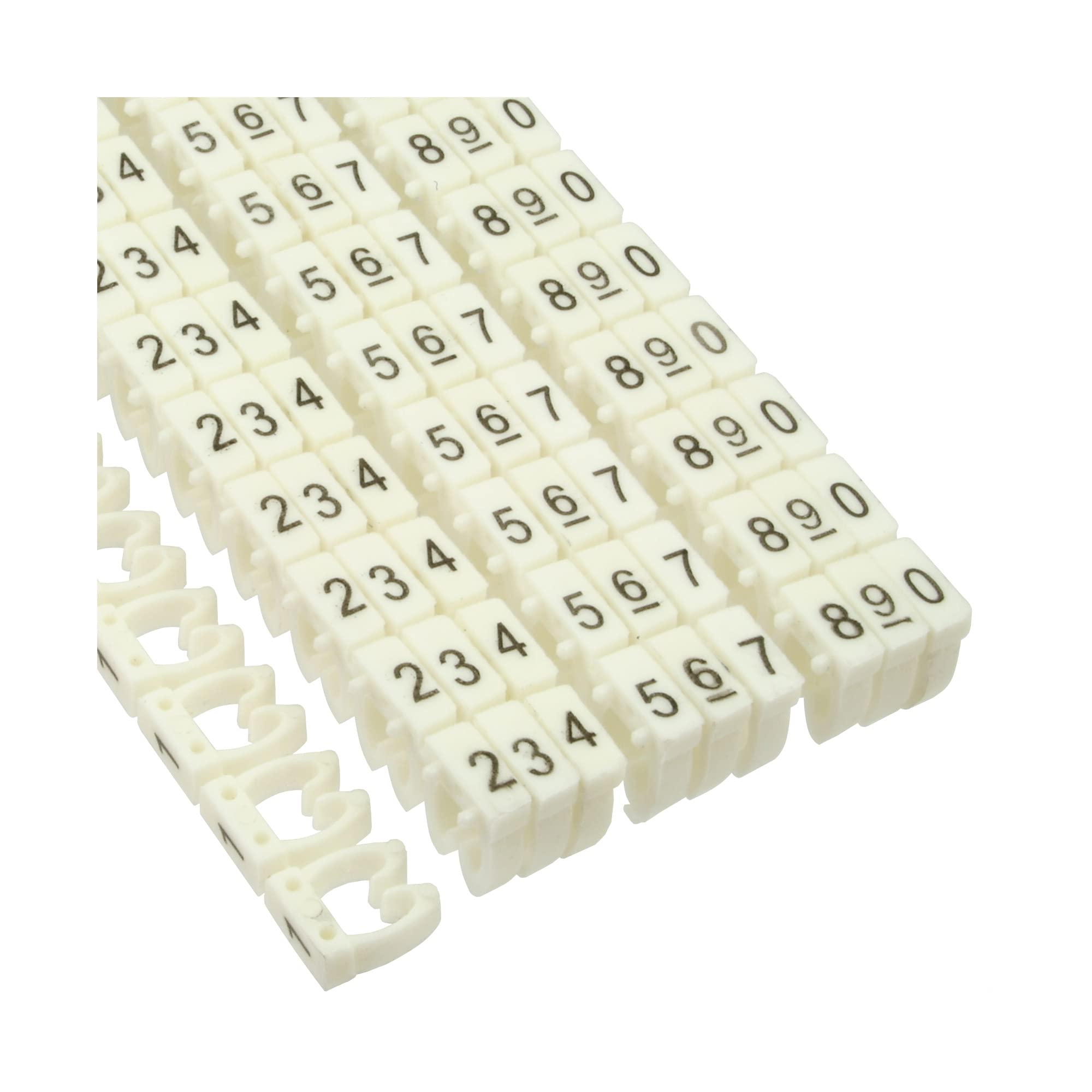 InLine 59961i Tie Hook and Loop Cable Ties Straps (100 Piece White Plastic 100pièce (S) (S))