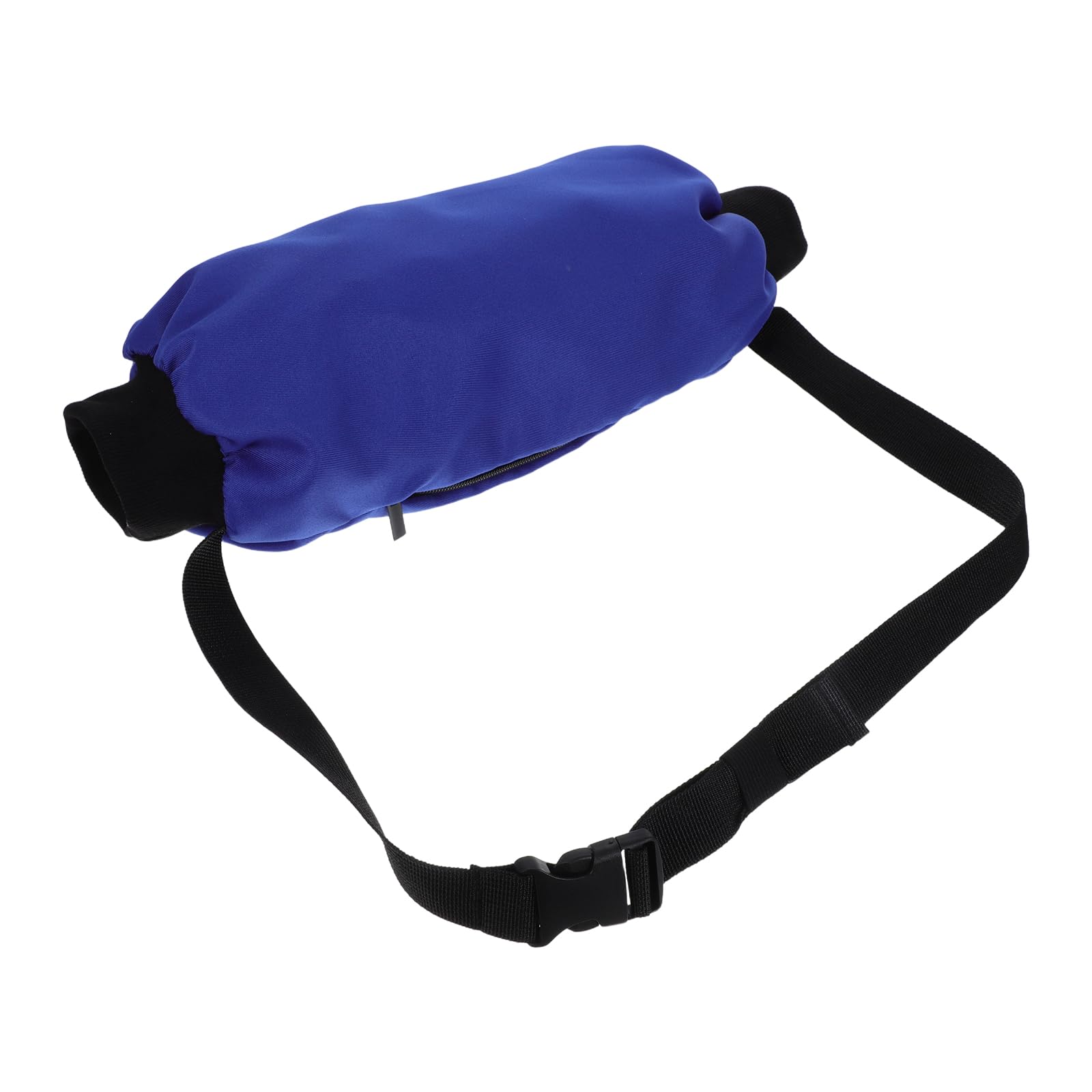 Calentador de Manos de Fútbol Azul de Poliéster con Cremallera | Diseño en Forma de Balón, Retención Térmica para Práctica al Aire Libre, Fácil de Llevar
